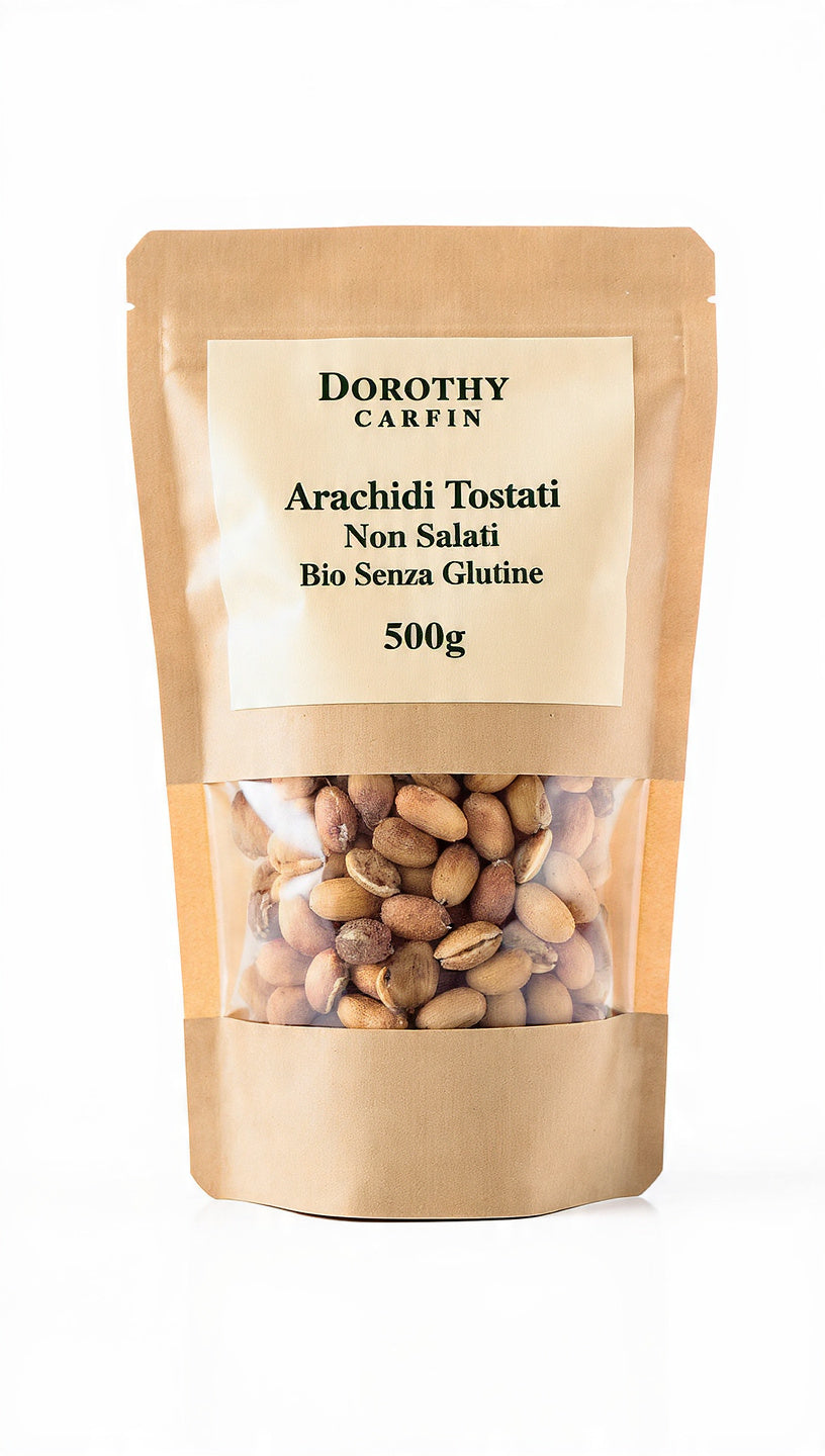 Arachidi Tostate Sgusciate 500g - Snack Sottovuoto | Dorothy Carfì