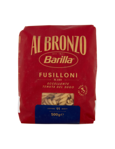 Barilla al Bronzo 380 Fusilloni Trafilati al Bronzo 500 g