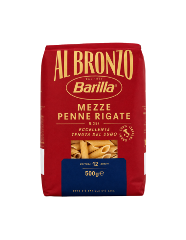 Barilla Al Bronzo 354 Mezze Penne Rigate 500 g