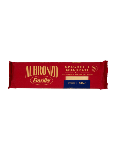 Barilla al Bronzo 337 Spaghetti Quadrati Trafilati al Bronzo 500 g