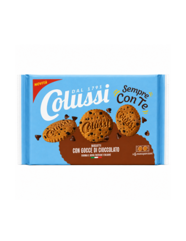 Colussi Biscotti Sempre con Te con Gocce di Cioccolato - 288 gr