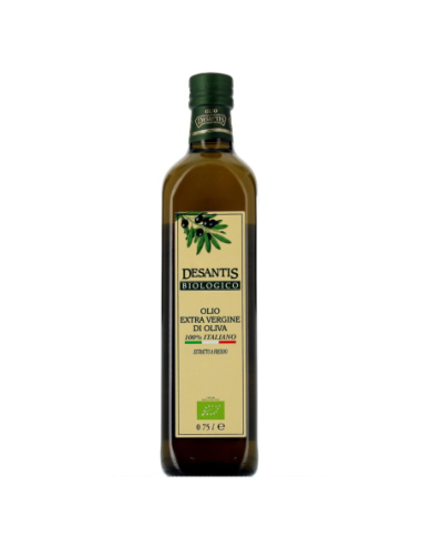 De Santis Olio Extra Vergine di Oliva BIO 100% Italiano - 0,75 lt