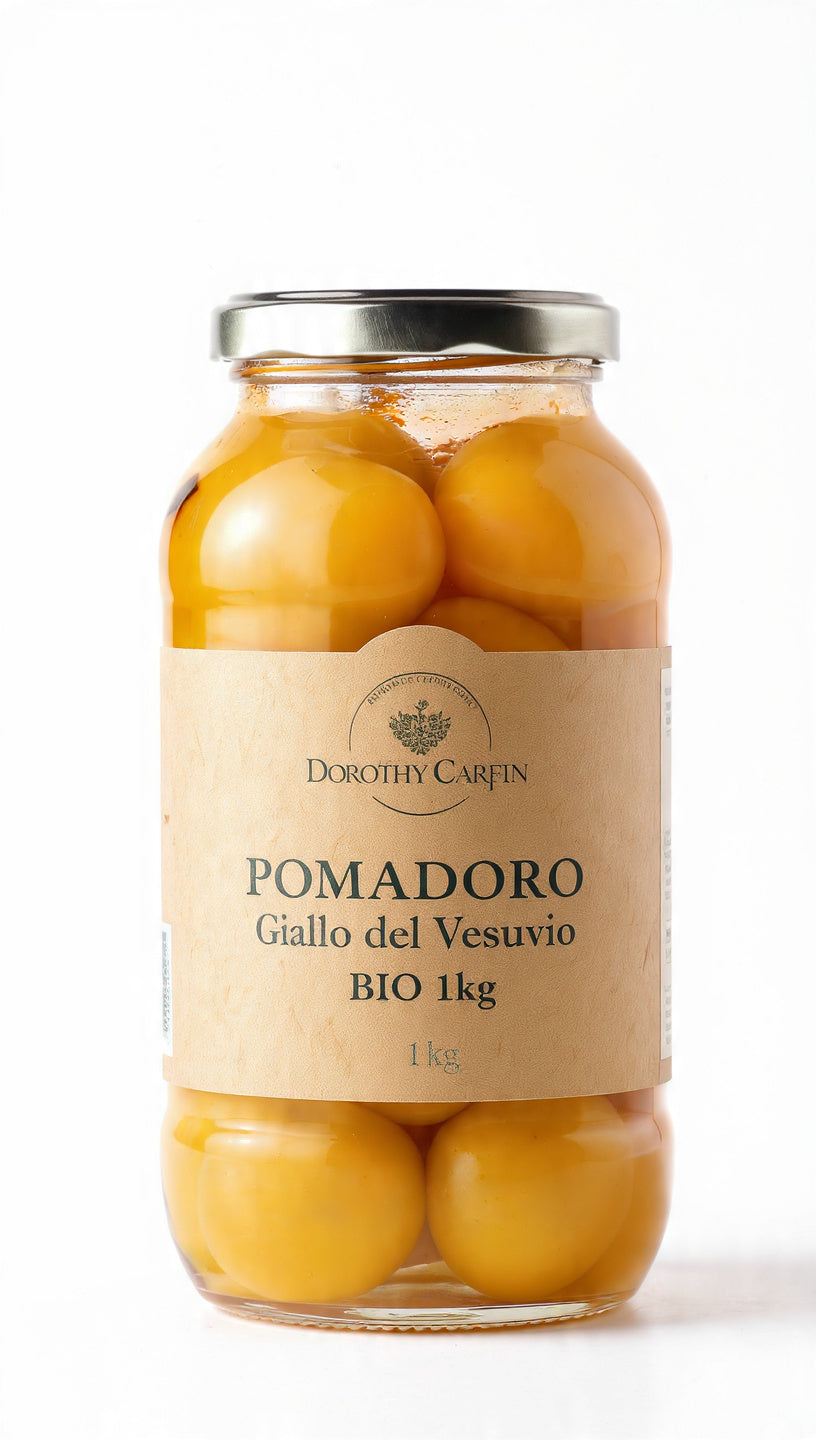 Pomodorino Giallo del Vesuvio DOP Bio 1kg - Pacchetella | Dorothy Carfì