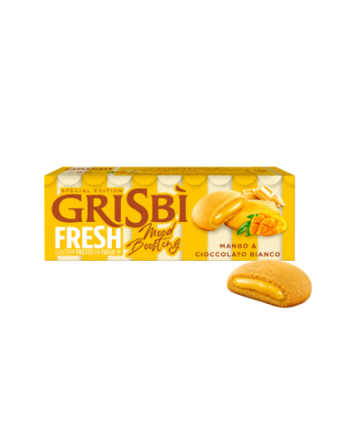 Grisbi Fresh Special Edition Mango e Cioccolato Bianco - 112 gr