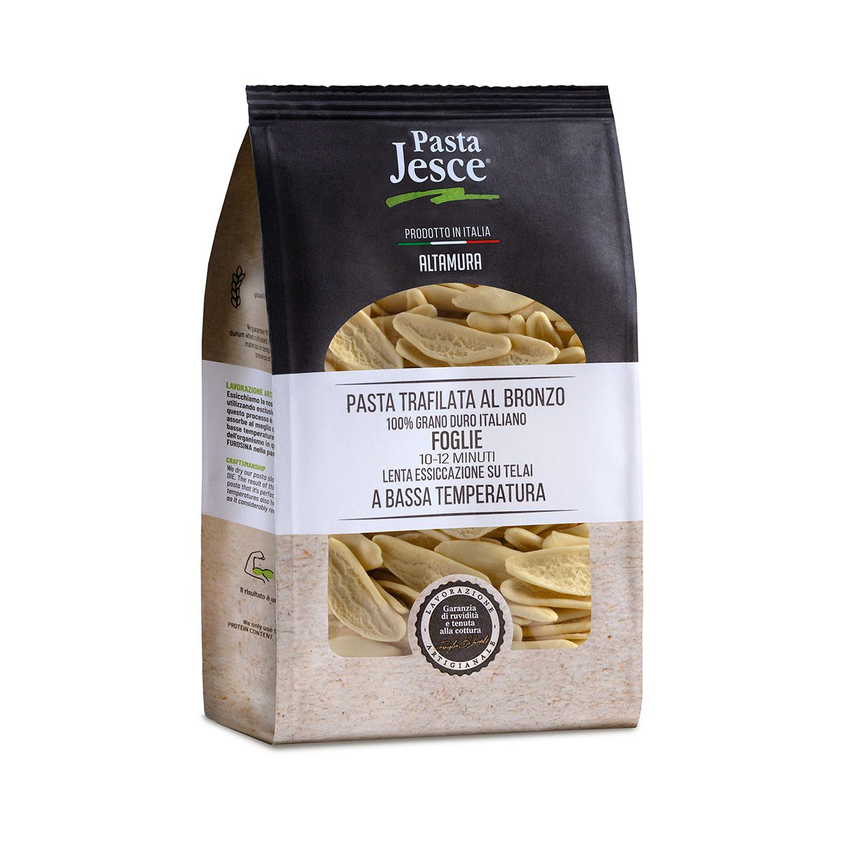 Foglie Trafilate al Bronzo Pasta Jesce Altamura 500g