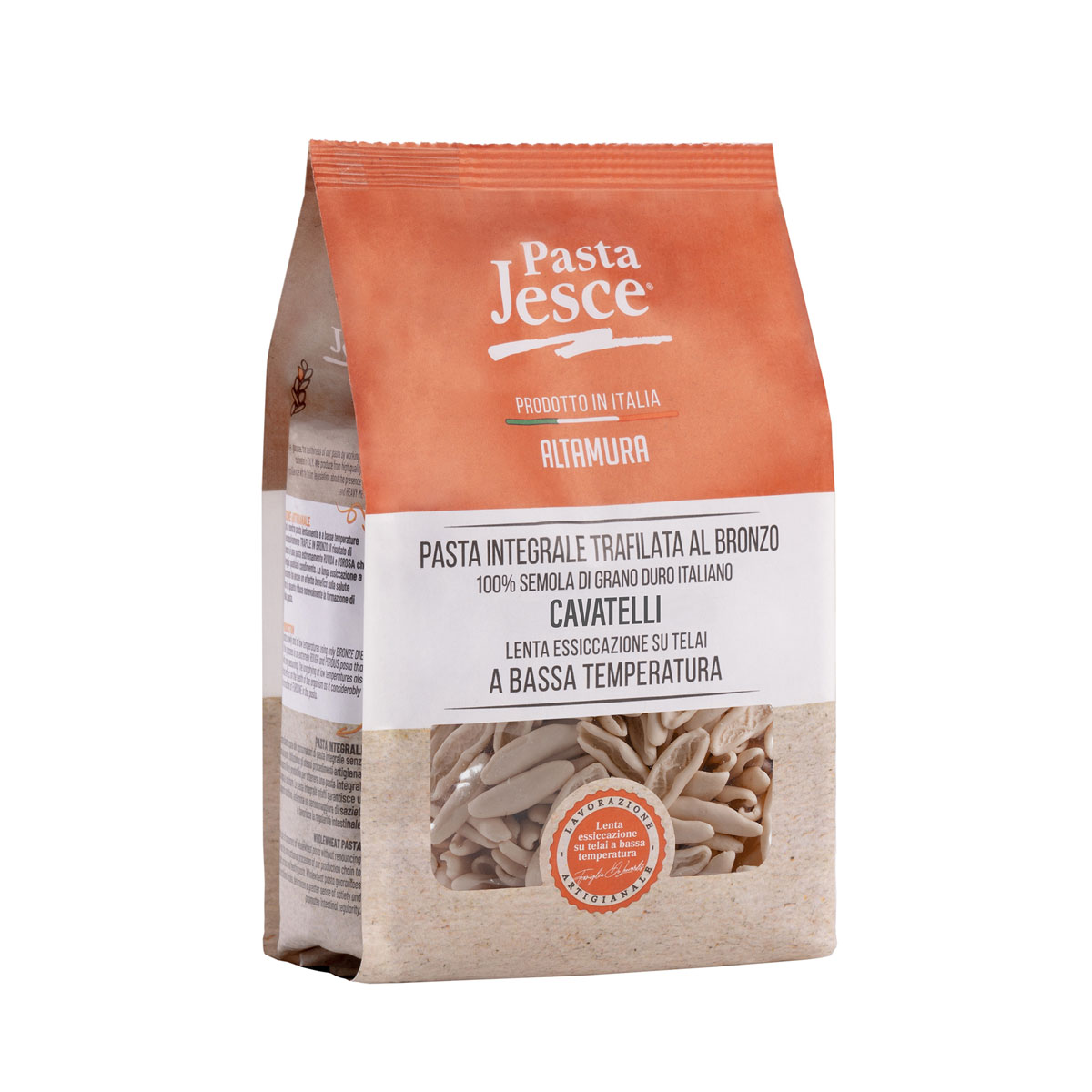 Cavatelli Integrali Trafilati al Bronzo Pasta Jesce Altamura 500g