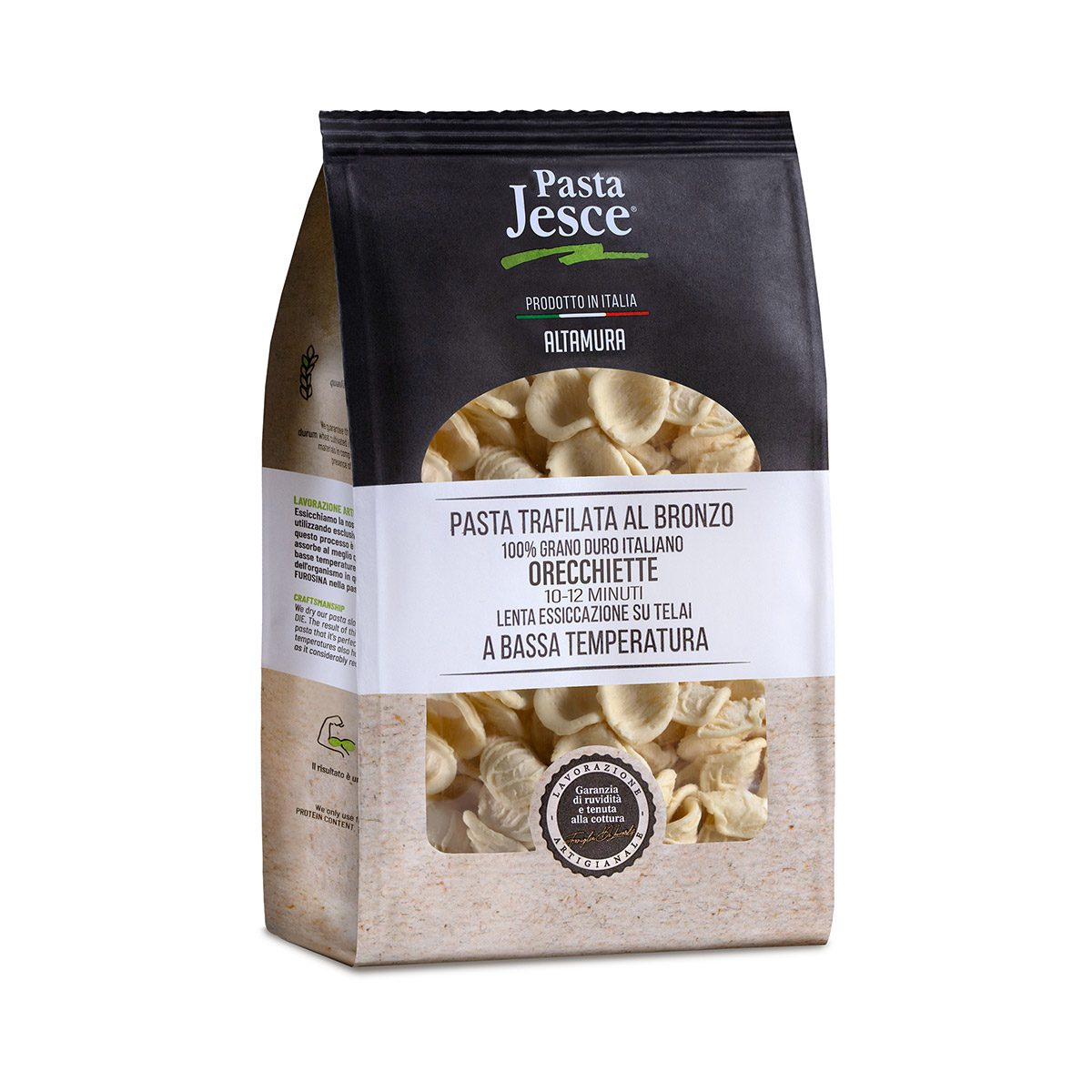 Orecchiette Trafilate al Bronzo Pasta Jesce Altamura 500g