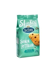 Scotti Biscotti con Riso e Gocce di Cioccolato Senza Lattosio 350g