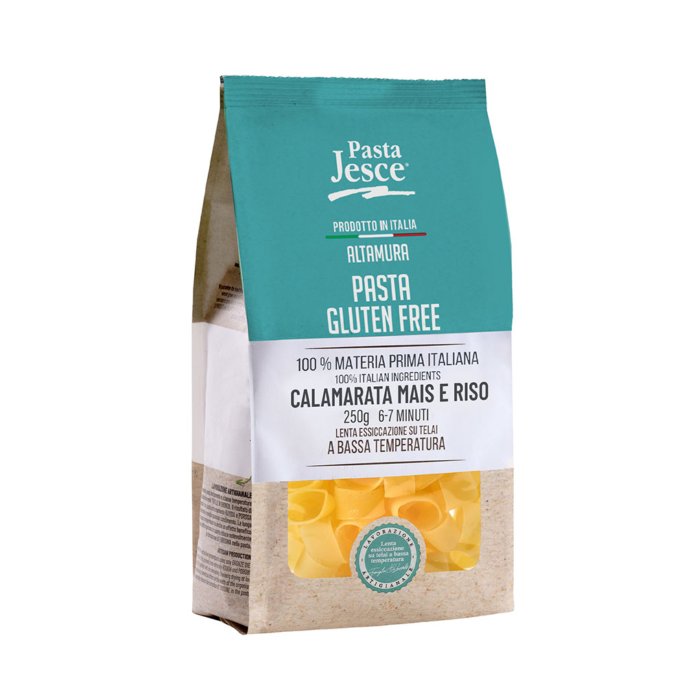 Calamarata Gluten Free Mais e Riso Pasta Jesce Altamura 250g