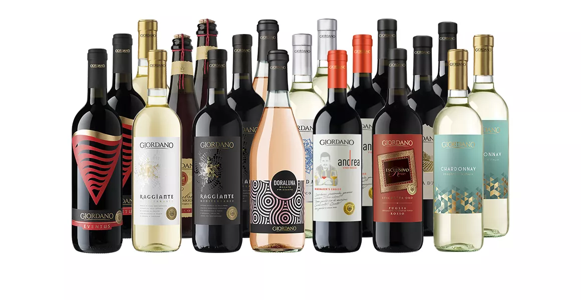 La mia Collezione - 20 Bottiglie di vini rossi, bianchi e rosati Giordano Vini