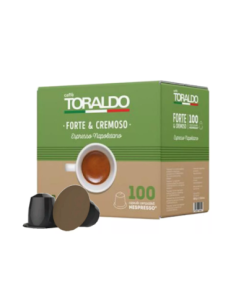 Toraldo Forte & Cremoso 100 capsule compatibili Nespresso