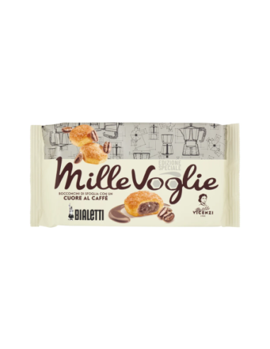 Matilde Vicenzi MilleVoglie Bocconcini di sfoglia con Caffè - 100 gr
