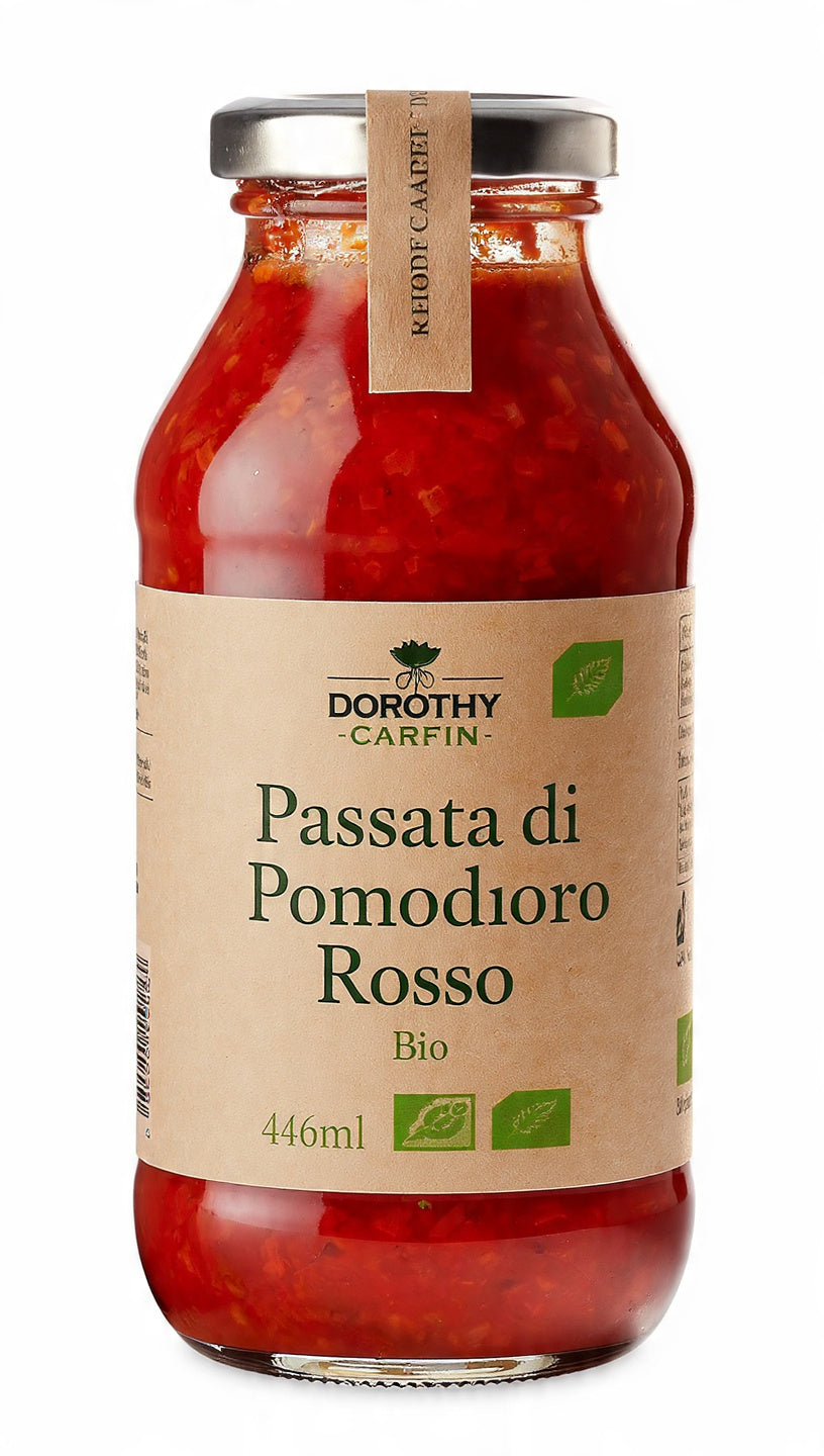 Passata di Pomodoro Bio Campania - Confezione 6x446ml | Dorothy Carfì