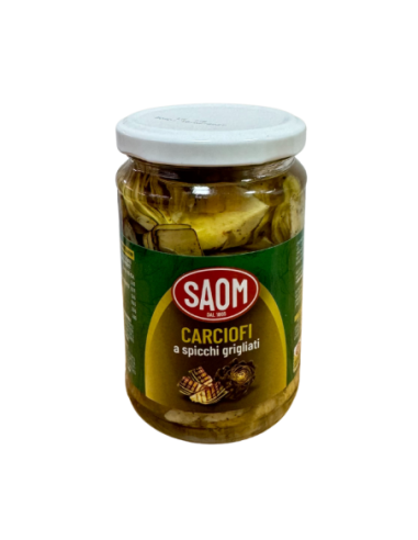 Saom Carciofi a Spicchi Grigliati Sott'Olio - 280 gr